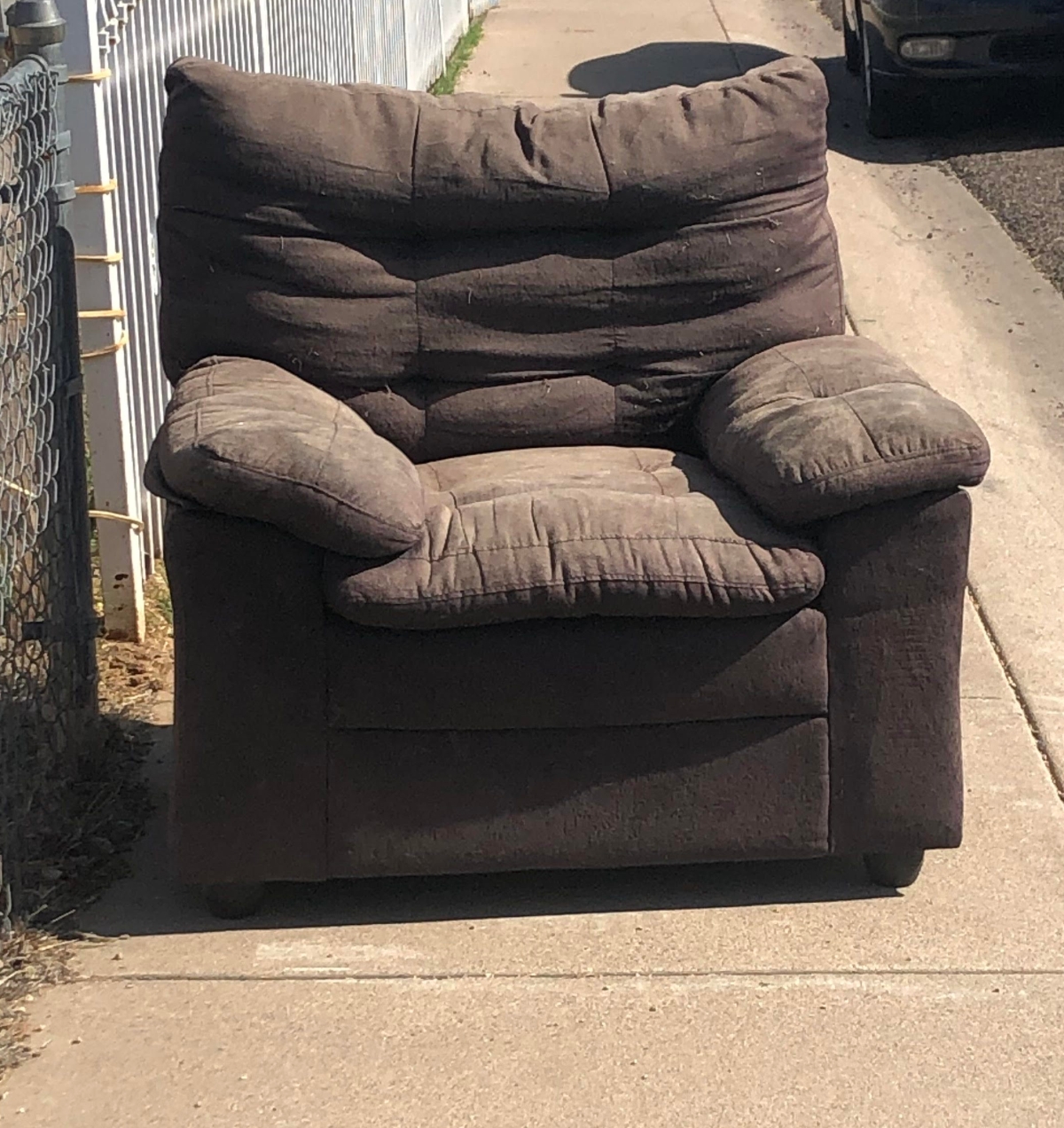 The Recliner on the Sidewalk
